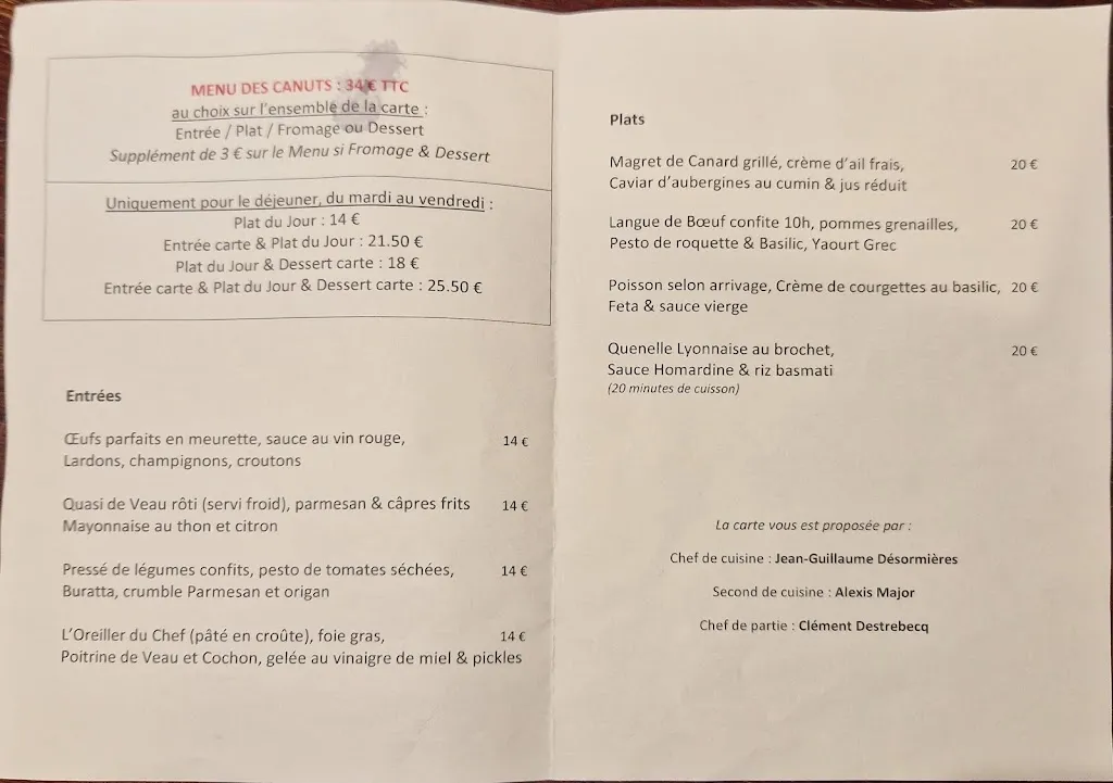 Menu_Bouchon Tupin_Lyon_image_4