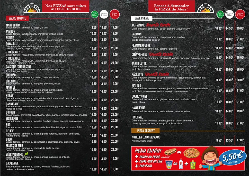 Menu_La Tour de Pizz'_Lafrançaise_image_1