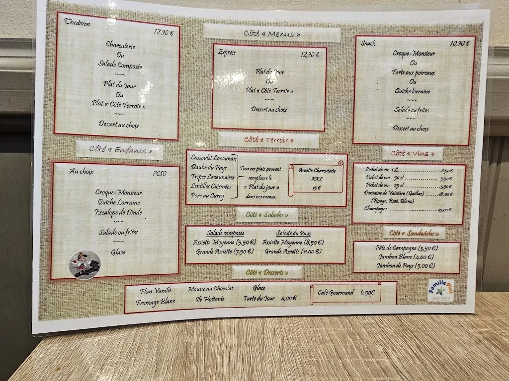 Menu_Café Chez Ricou Sarl Grand_Lacaune_immagine_1