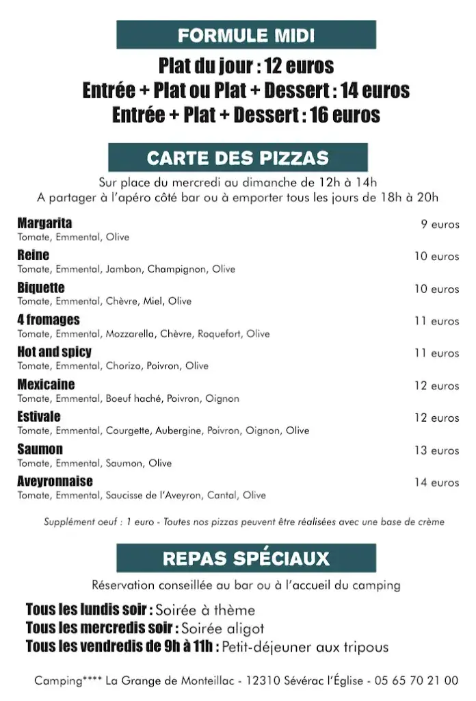 Menu_Restaurant La Grange de Monteillac_l'Église_image_4