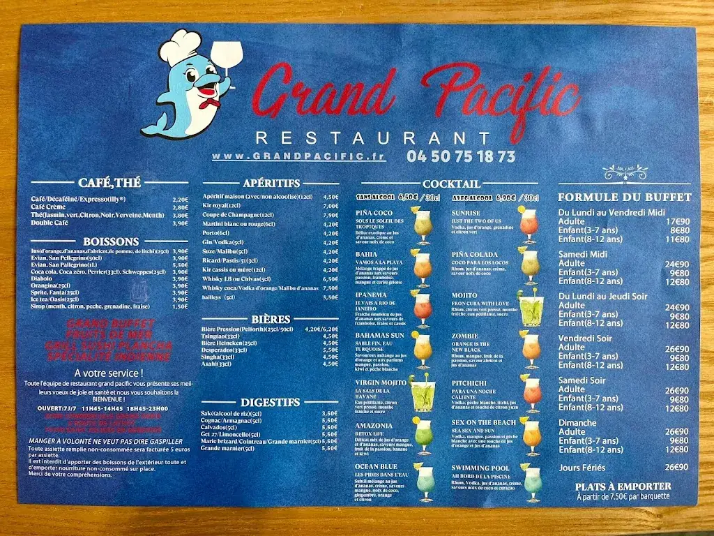 Menu_Grand Pacific_Saint-Julien-en-Genevois_immagine_1