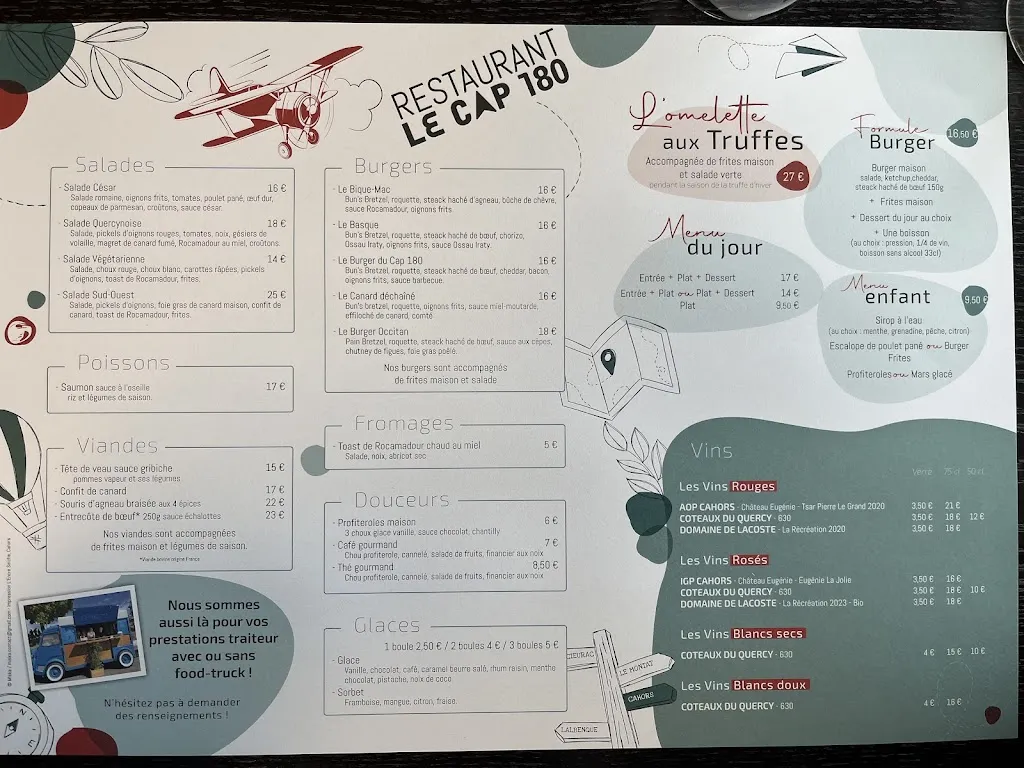 Menu_Restaurant Le Cap 180_Cieurac_image_1