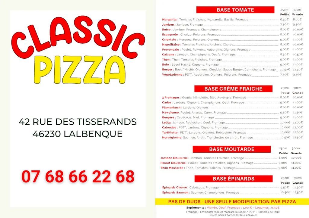 Menu_Classic Pizza_Lalbenque_image_2