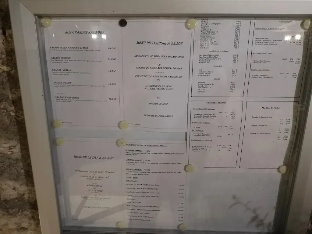 Menu_restaurant la grange du levat_Saint-Paul-Flaugnac_immagine_2