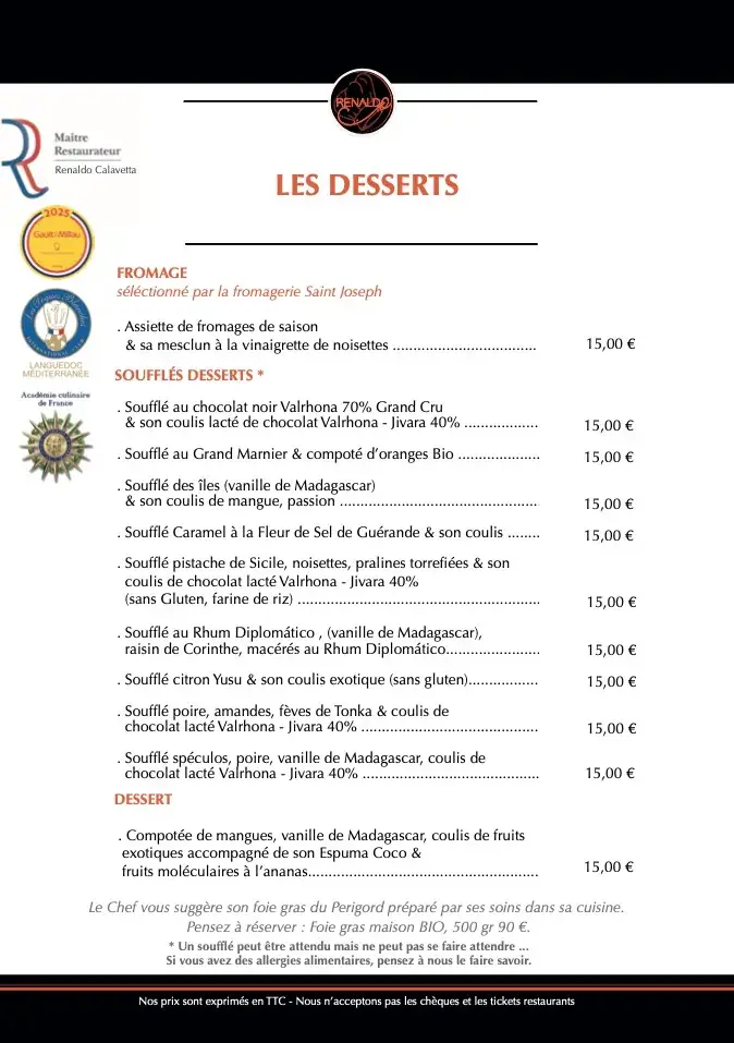 Menu_Restaurant Renaldo Lattes_Lattes_image_3