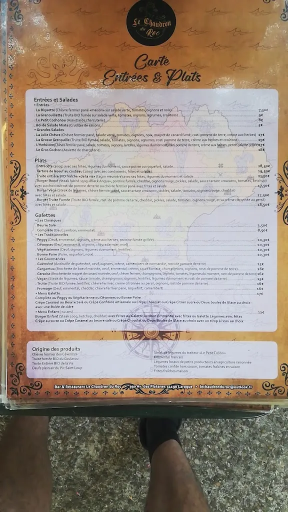 Menu_Le Chaudron du Roc_Laroque_image_1