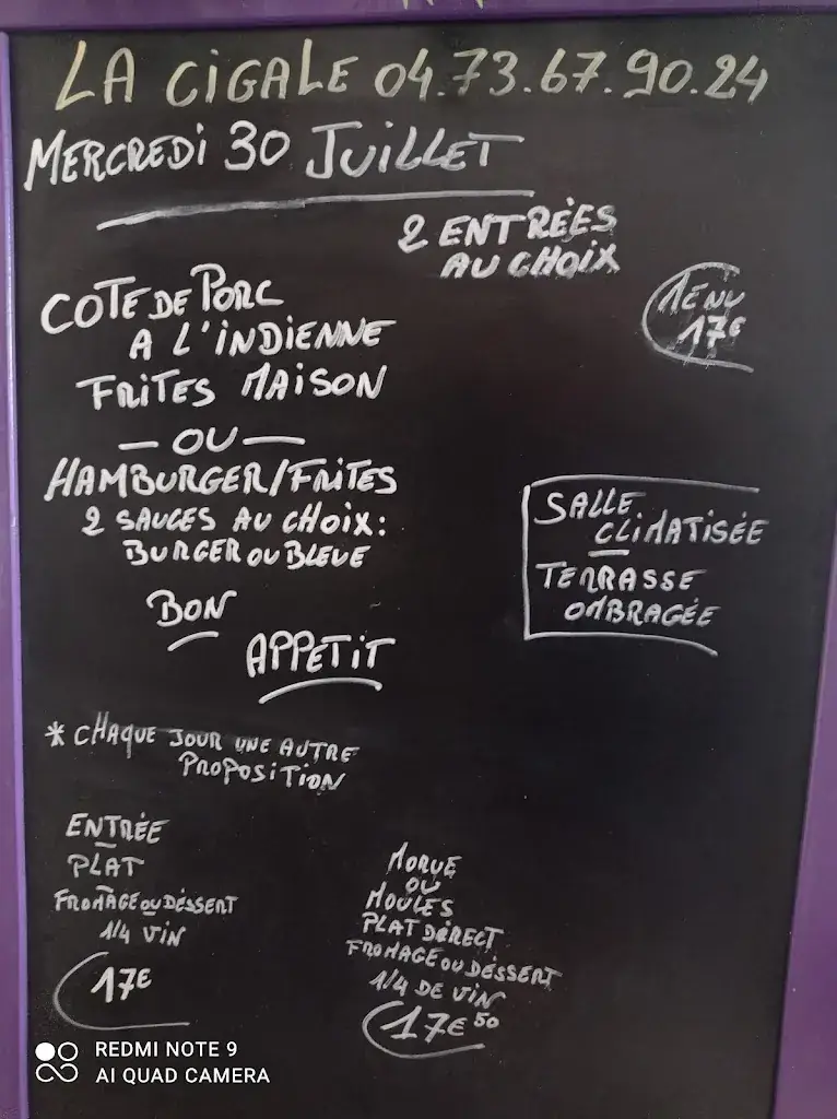 Menu_La cigale_Beauregard-Vendon_image_1