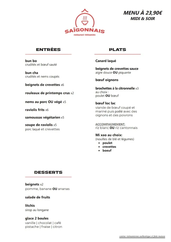 Menu_Ô Saigonnais_Laroque_image_2