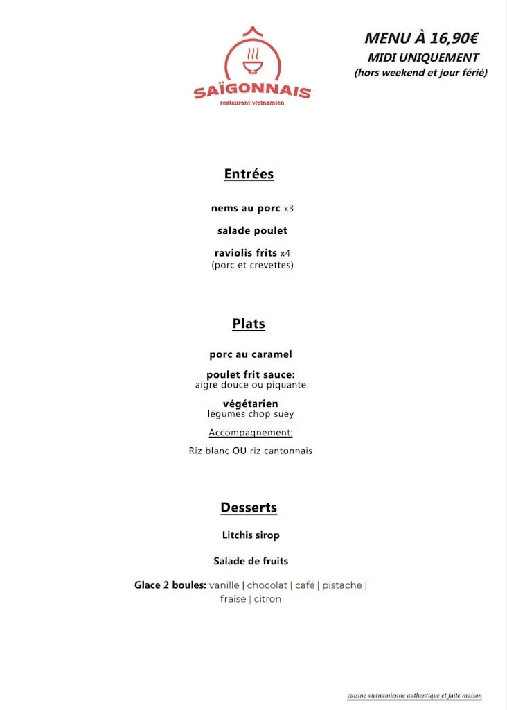 Menu_Ô Saigonnais_Laroque_image_4