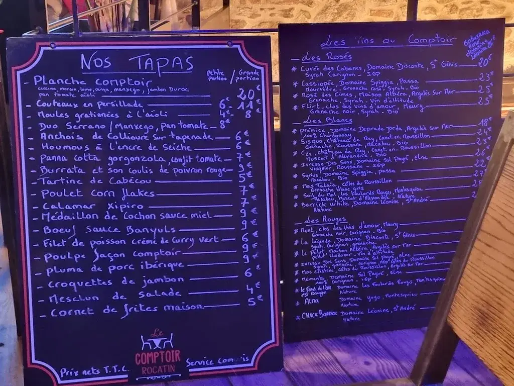 Menu_Le Comptoir Rocatin_Laroque-des-Albères_image_1