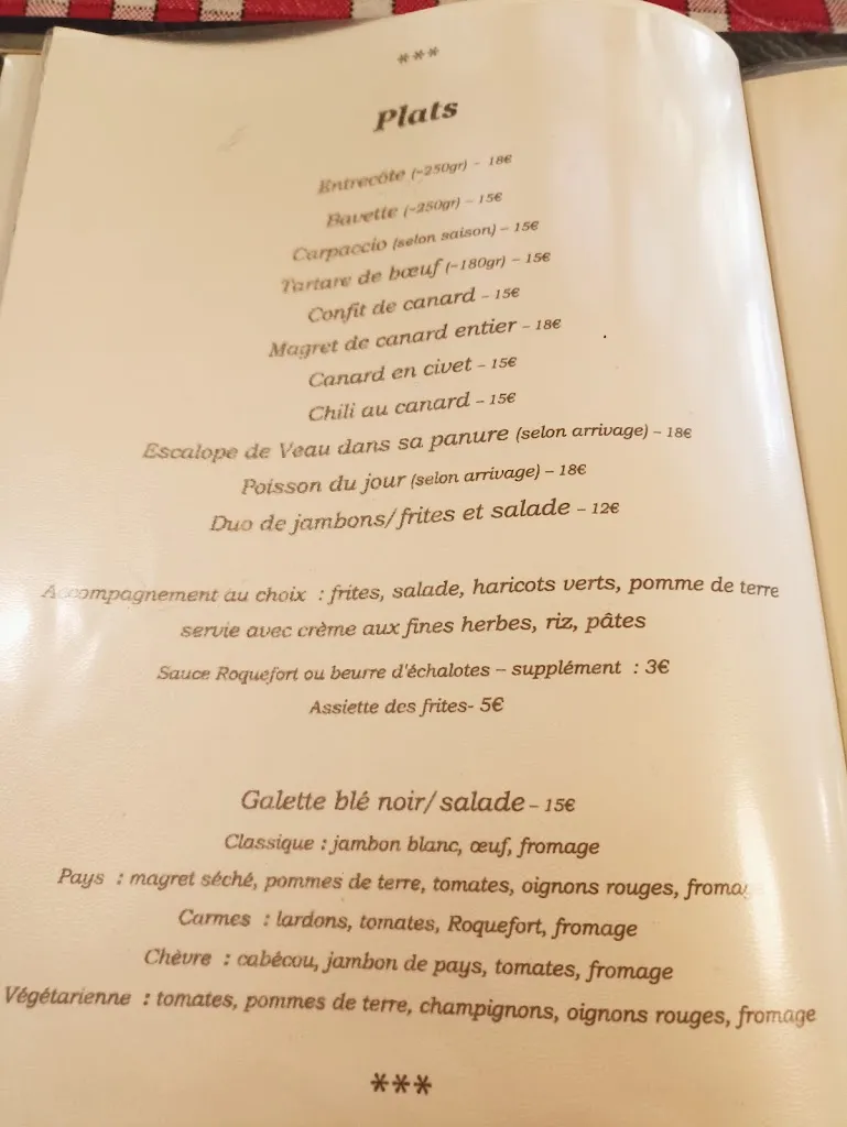 Menu_Auberge des Carmes_Lauzerte_image_2