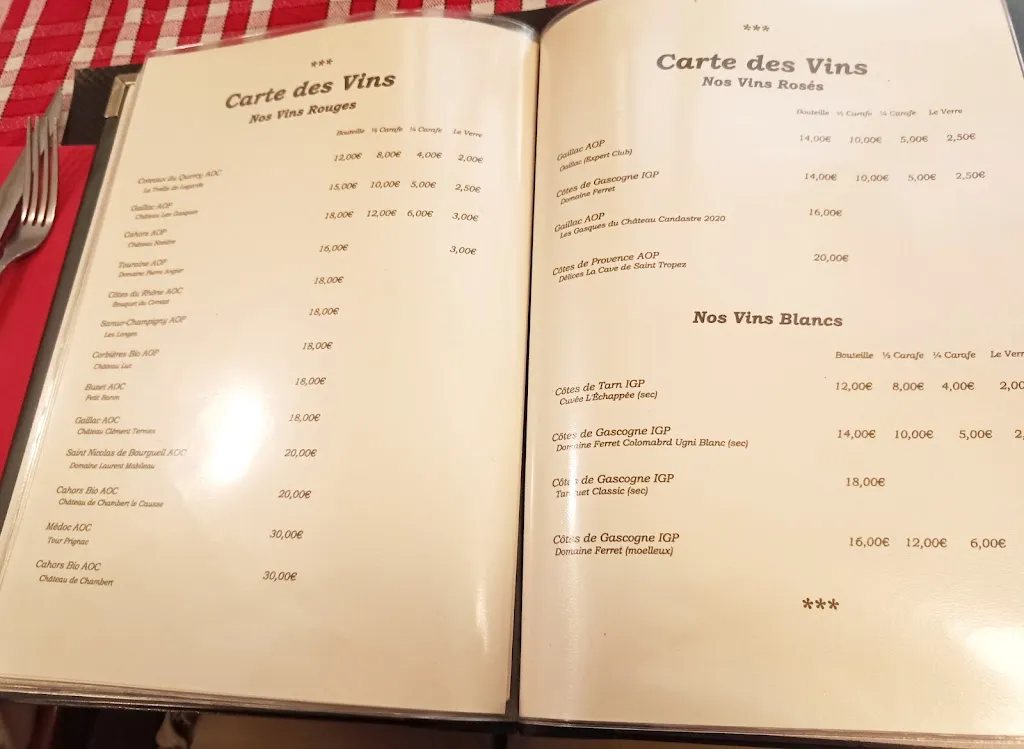 Menu_Auberge des Carmes_Lauzerte_image_3