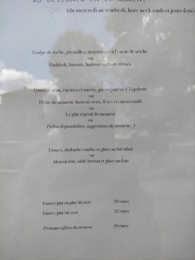 Menu_L'œuf de coq restaurant Lavaur_Lavaur_image_4