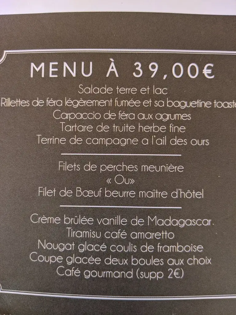 Menu_Restaurant Le Léman_Margencel_image_1