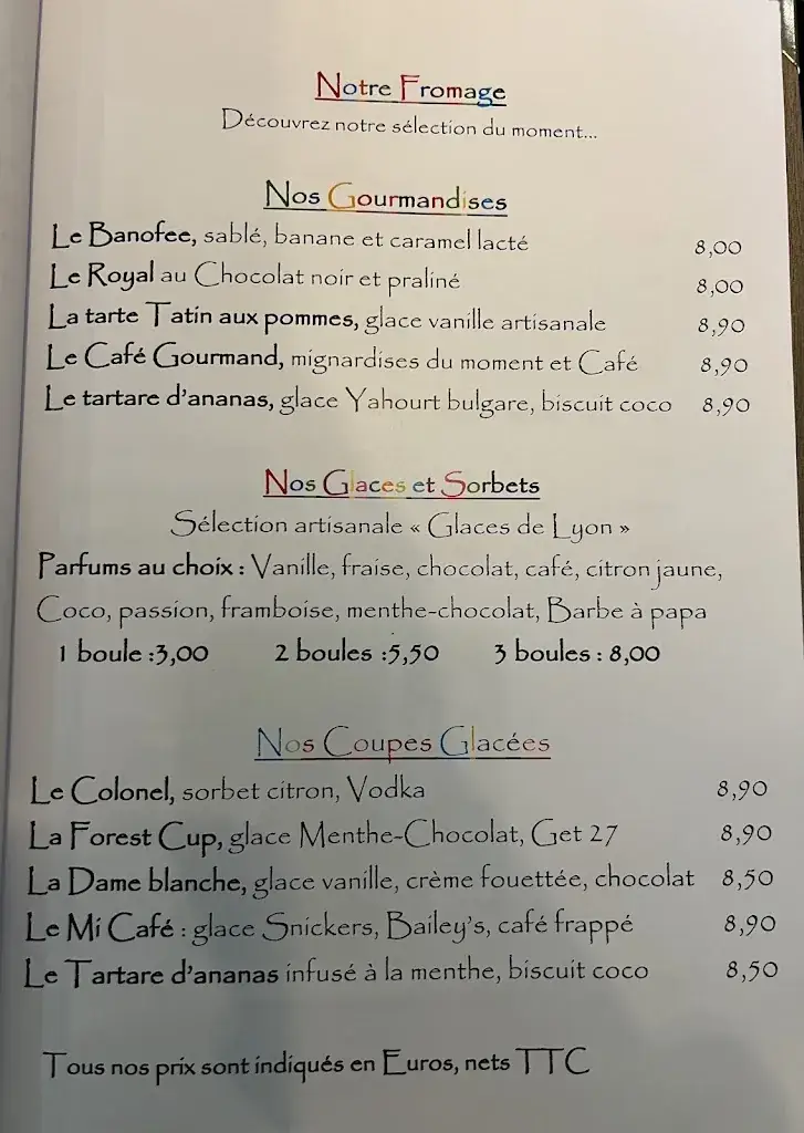 Menu_Restaurant Le Forest Le Crès près de Montpellier_Crès_image_2