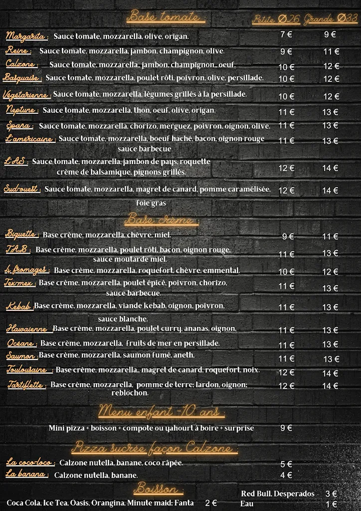 Menu_Pizza Caruso_Fousseret_image_1