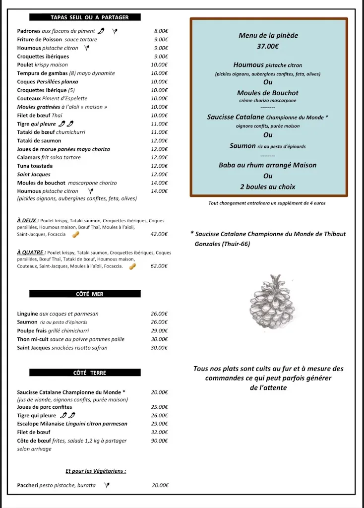 Menu_La Cuisine Des Filles_Barcarès_image_1