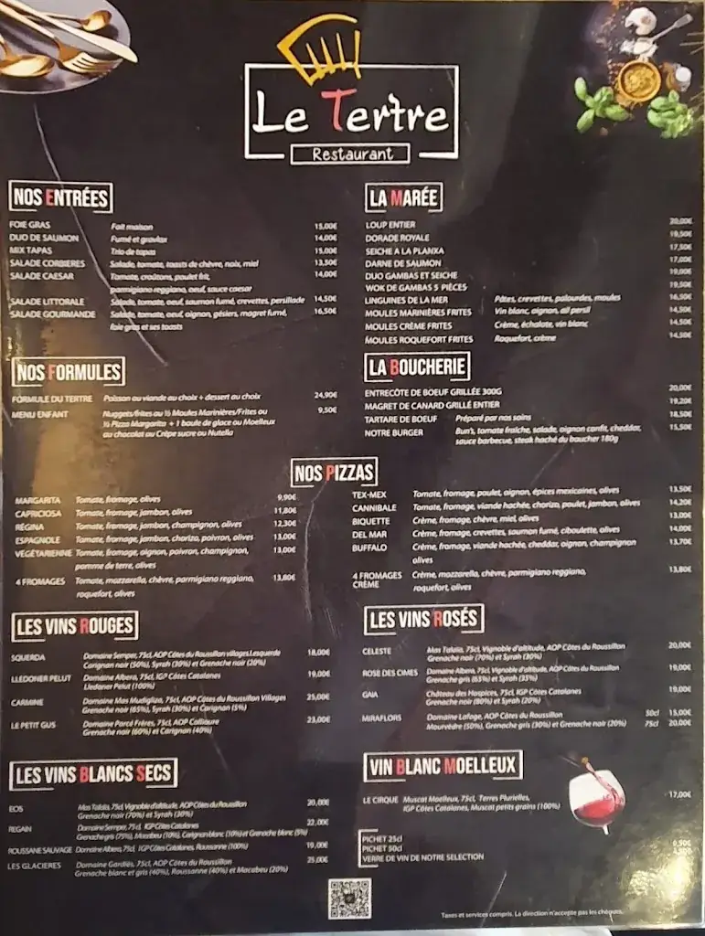 Menu_Restaurant Le Tertre_Barcarès_image_4
