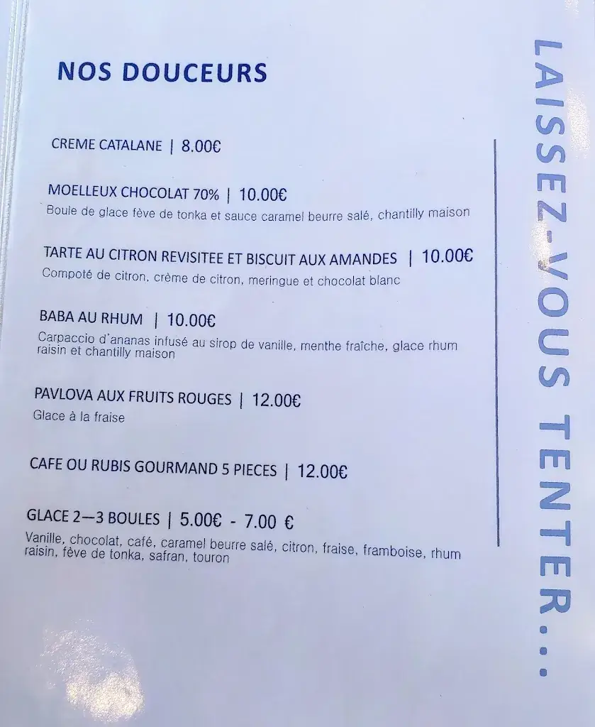 Menu_La Perla Plage_Barcarès_image_2