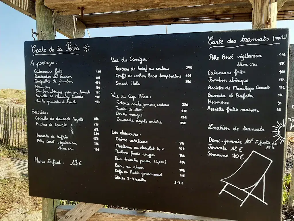 Menu_La Perla Plage_Barcarès_image_3