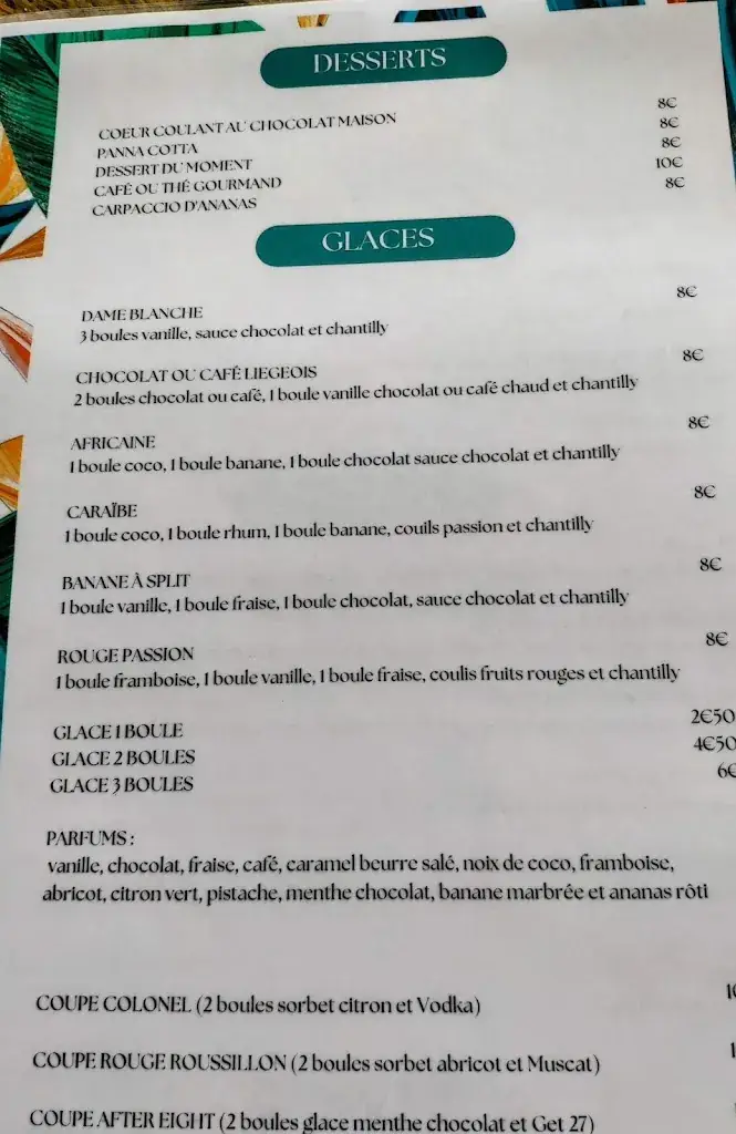 Menu_Club de plage L’effet Mer_Barcarès_immagine_4