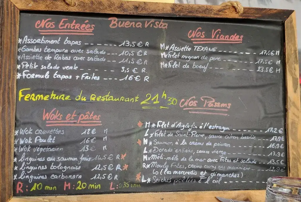 Menu_Õ Buena Vista Restaurant Coudalère_Barcarès_image_3