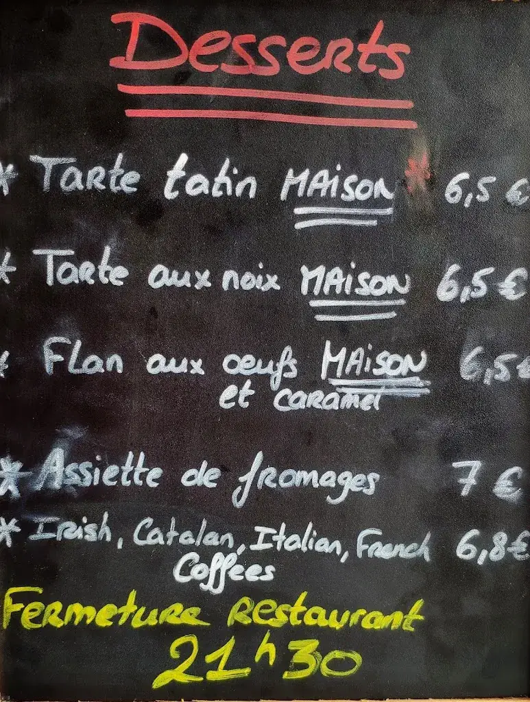 Menu_Õ Buena Vista Restaurant Coudalère_Barcarès_image_4