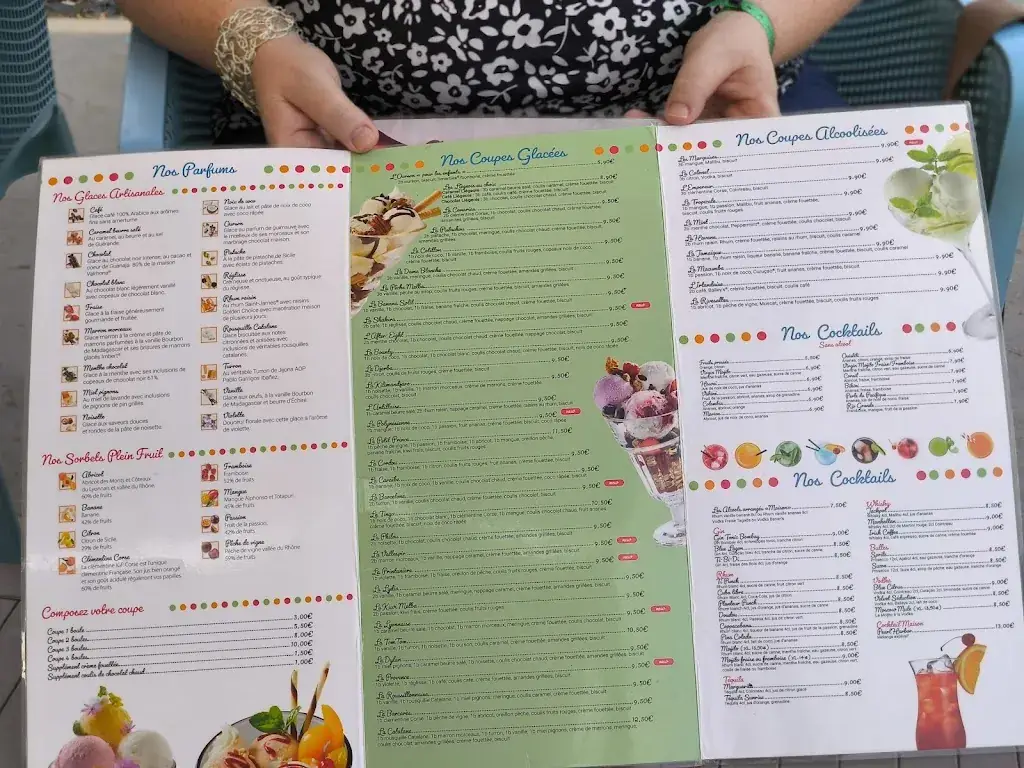 Menu_Le Melba_Barcarès_imagen_2