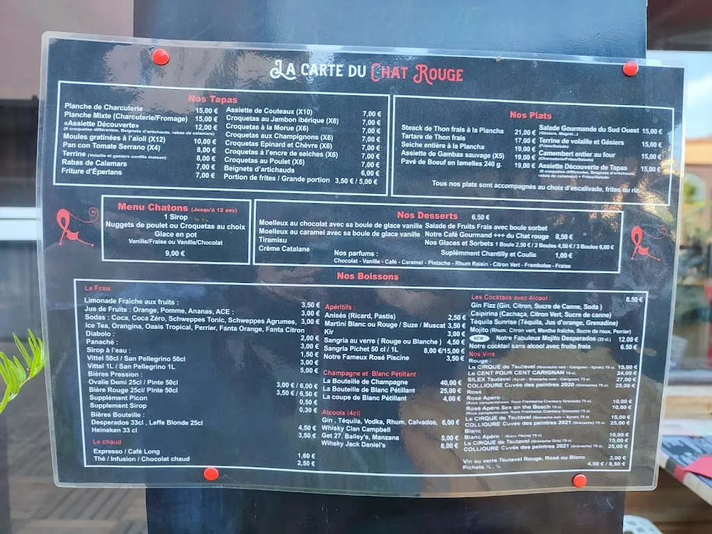 Menu_Le chat rouge_Barcarès_image_3