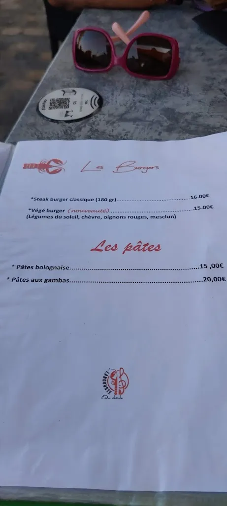 Menu_La Langouste qui Chante_Barcarès_image_4