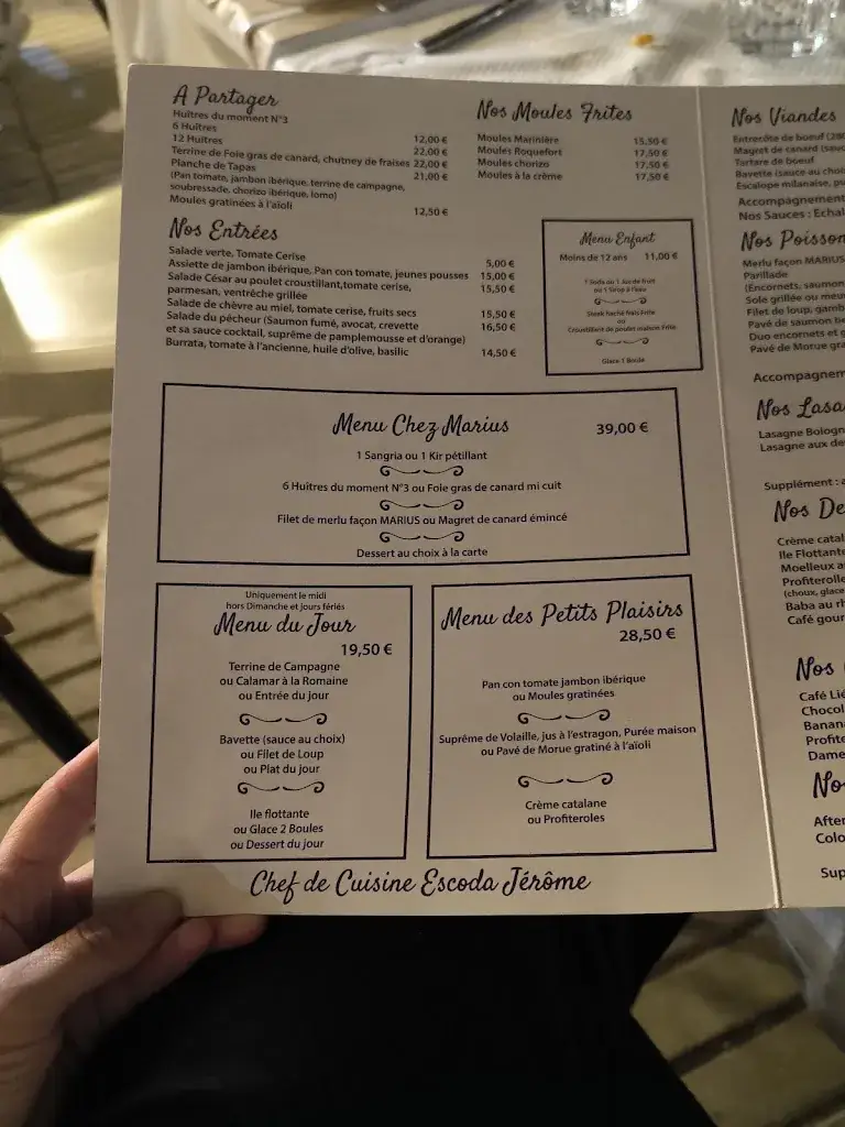 Menu_Restaurant Chez Marius_Barcarès_image_1