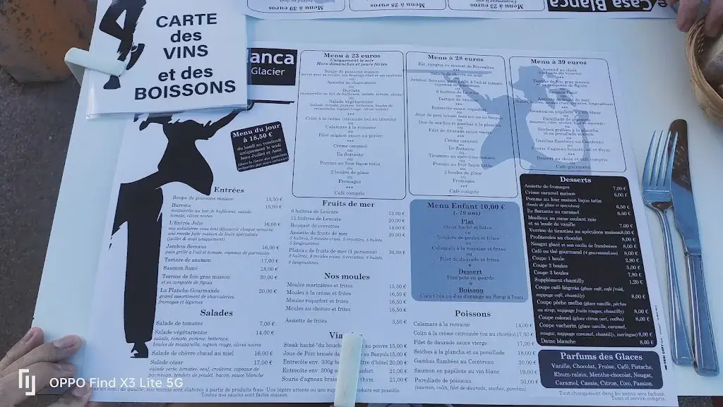 Menu_Le Casablanca_Barcarès_image_1