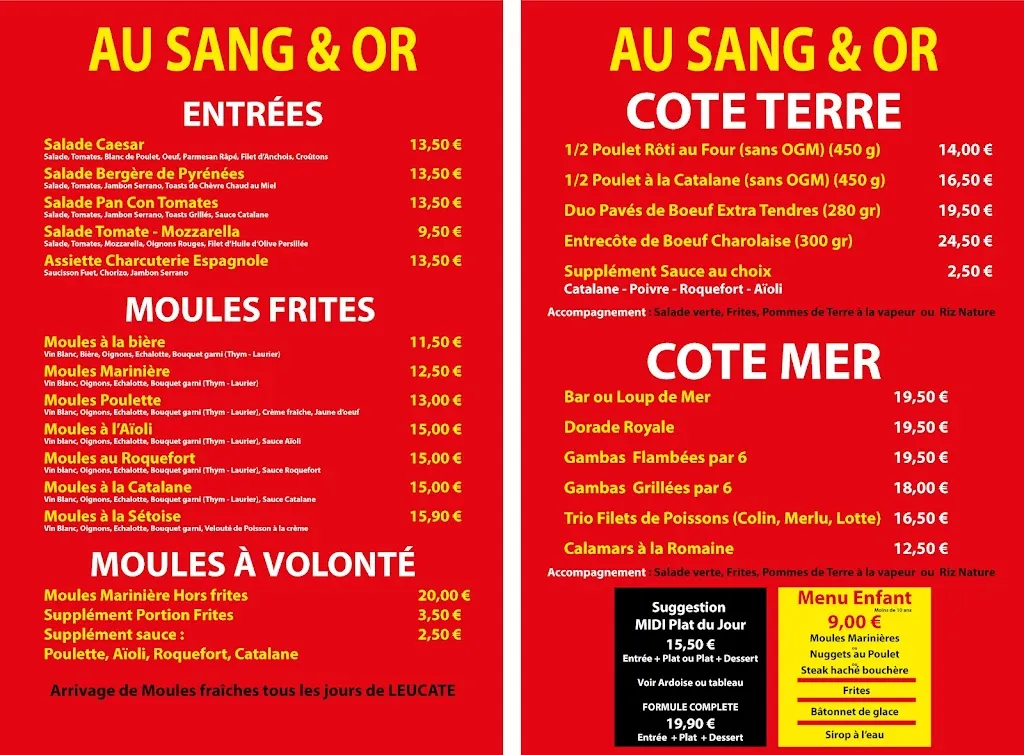 Menu_Au Sang & OR 66420 LE BARCARES_Barcarès_image_1
