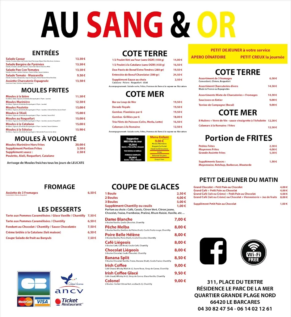 Menu_Au Sang & OR 66420 LE BARCARES_Barcarès_image_3
