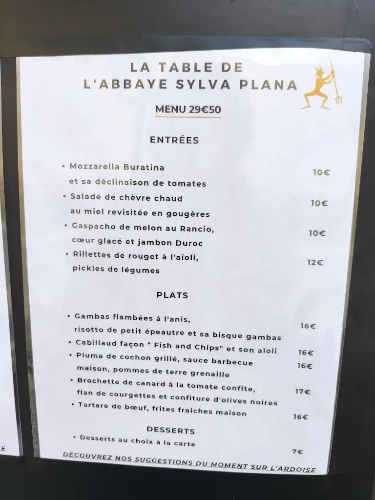 Menu_Abbaye Sylva Plana CAVEAU ET RESTAURANT_Laurens_image_3