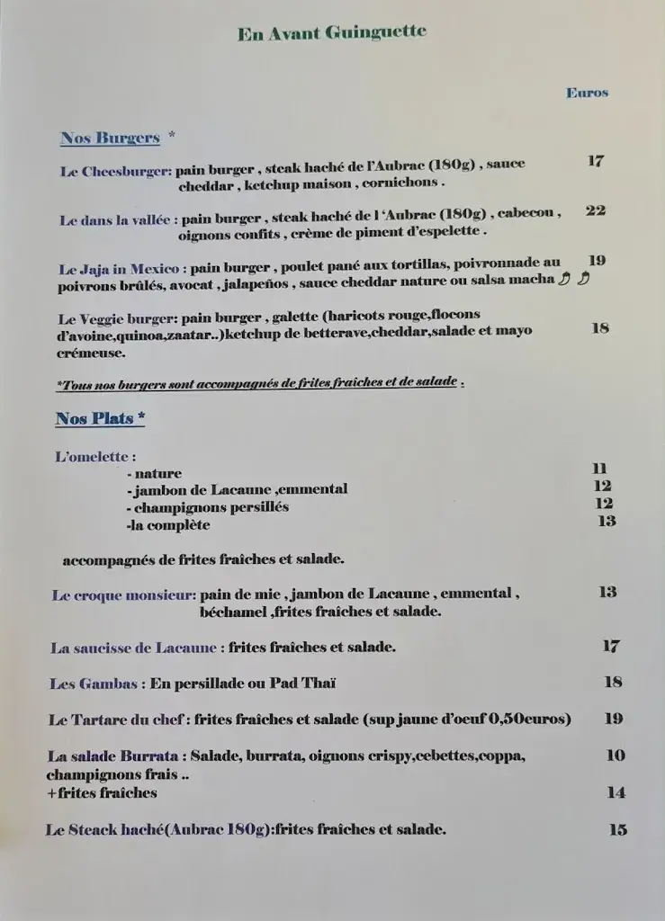 Menu_En avant Guinguette - Poujol-sur-Orb_Poujol-sur-Orb_image_1