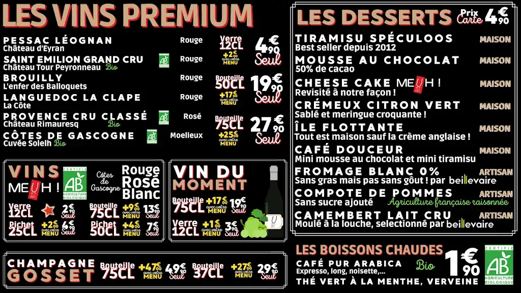 Menu_MEUH ! Restaurant Albi Le Séquestre_Albi_image_2