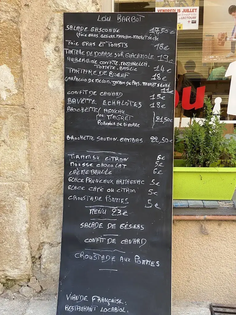 Menu_Lou barbot_Lectoure_image_3