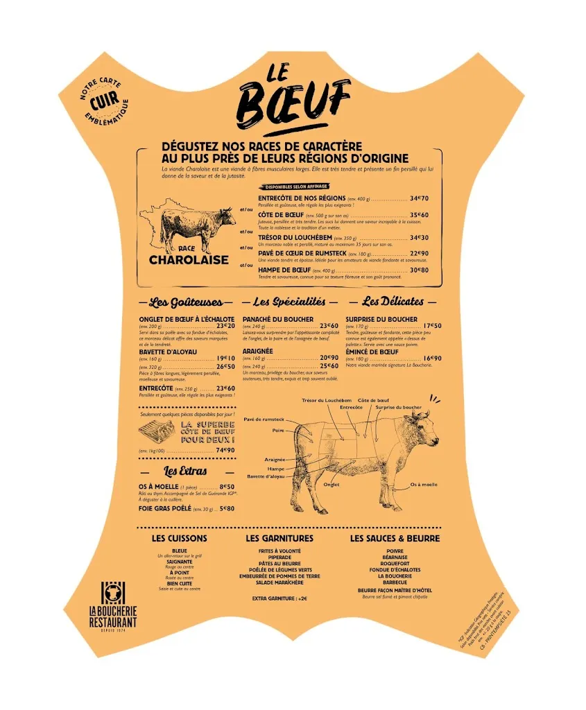 Menü_Restaurant La Boucherie_Mably_Bild_4