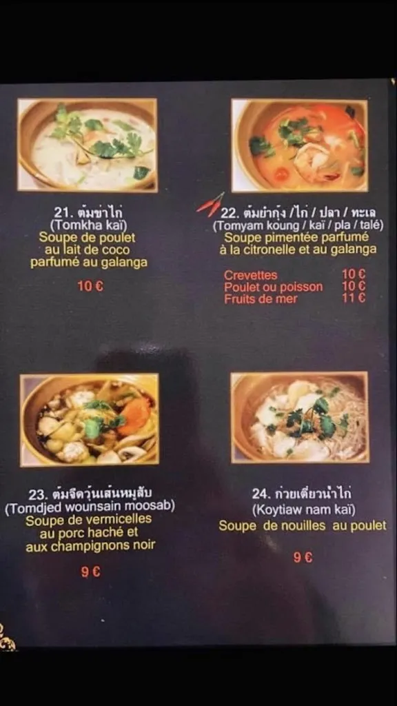 Menu_Le Sukhothaï Léguevin_Léguevin_image_4
