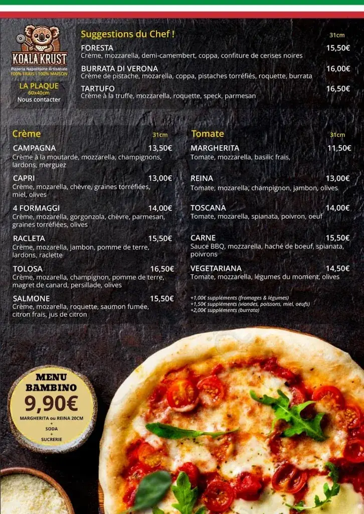 Menü_Koala krust_Léguevin_Bild_1