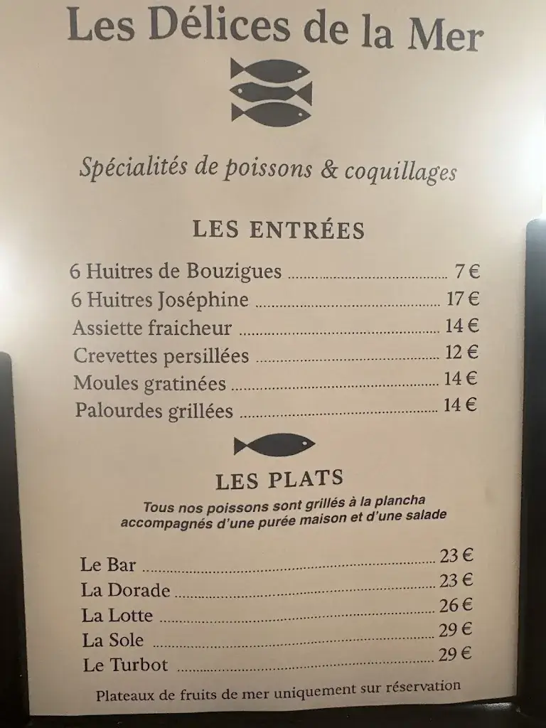 Menu_Aux Délices de la Mer_Grau-du-Roi_image_1