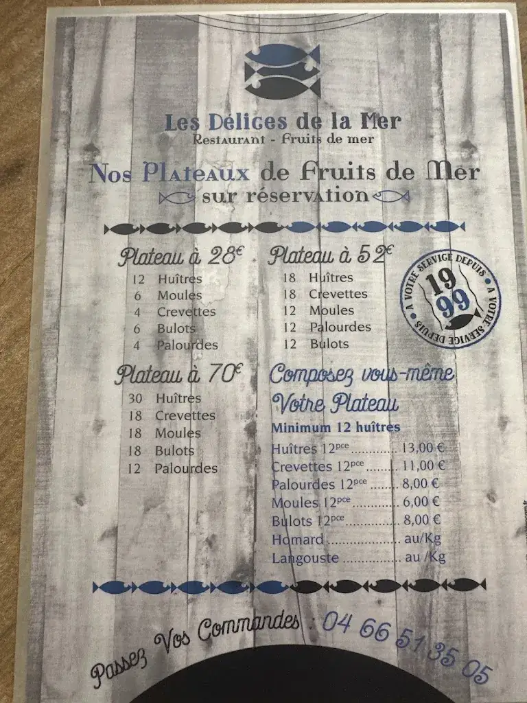 Menu_Aux Délices de la Mer_Grau-du-Roi_image_2