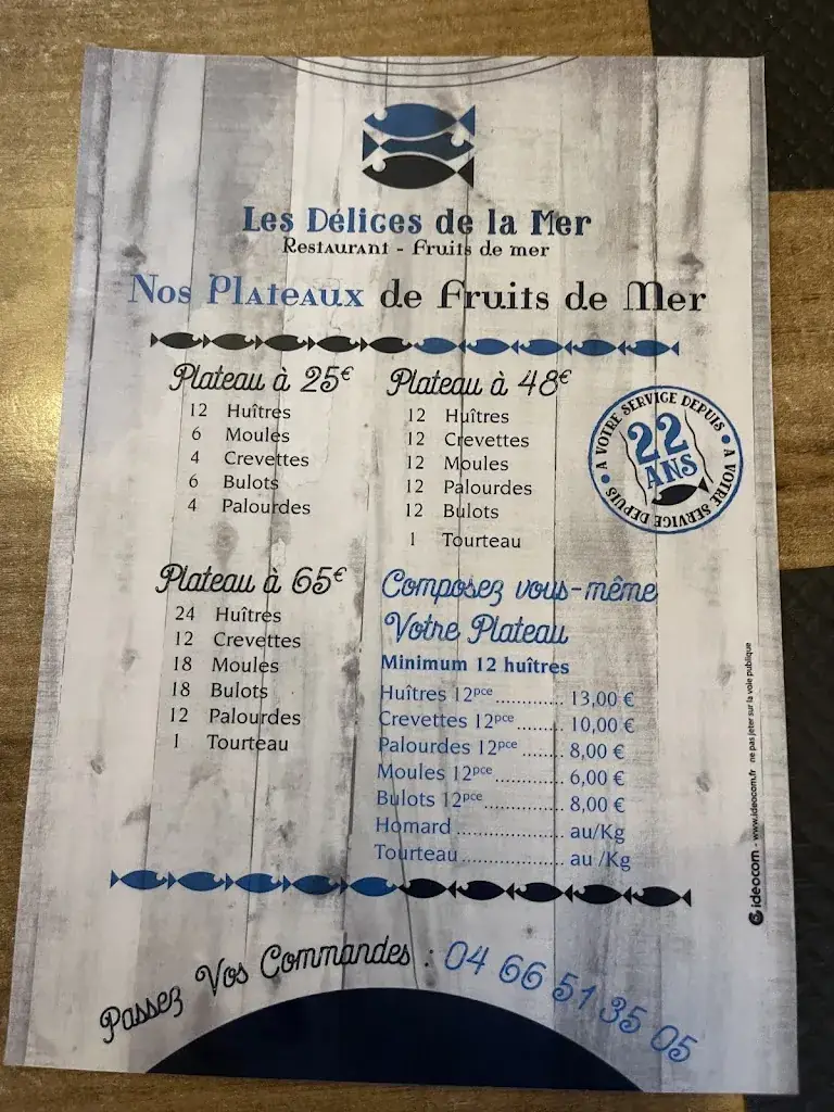 Menu_Aux Délices de la Mer_Grau-du-Roi_image_3