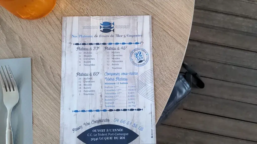 Menu_Aux Délices de la Mer_Grau-du-Roi_image_4
