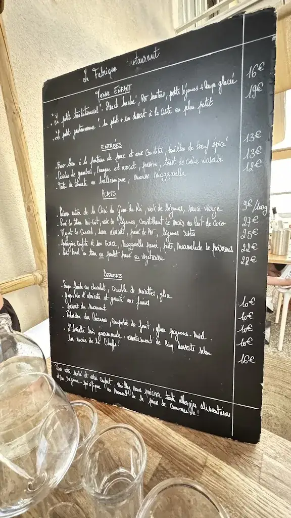 Menu_La Fabrique Restaurant_Grau-du-Roi_image_4