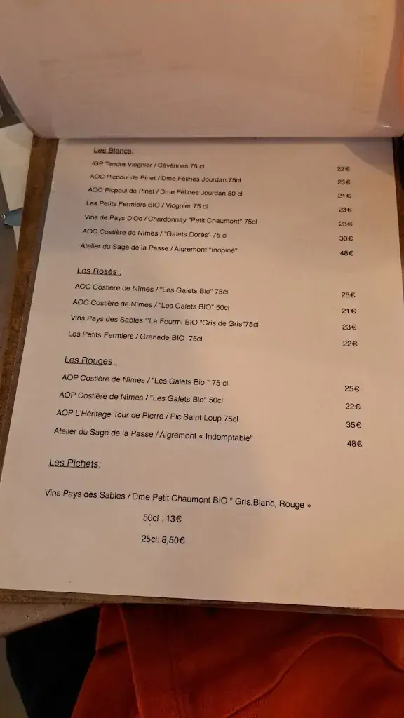 Menu_Le Dauphin_Grau-du-Roi_image_2