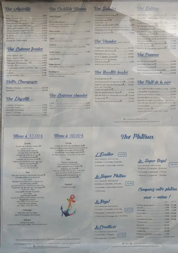 Menu_Restaurant Le Galion_Grau-du-Roi_image_1