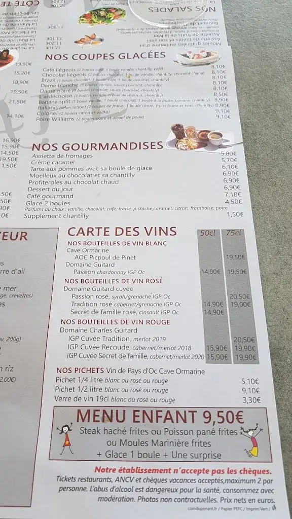 Menu_Le Modern Café_Grau-du-Roi_imagen_4