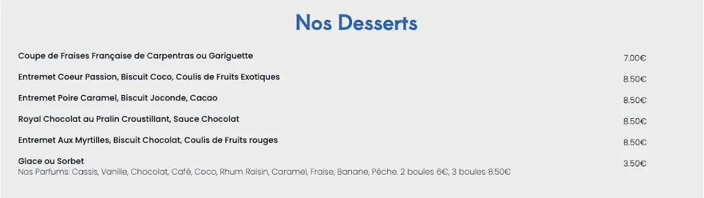 Menu_Restaurant du Port - Grau-du-Roi_Grau-du-Roi_image_3